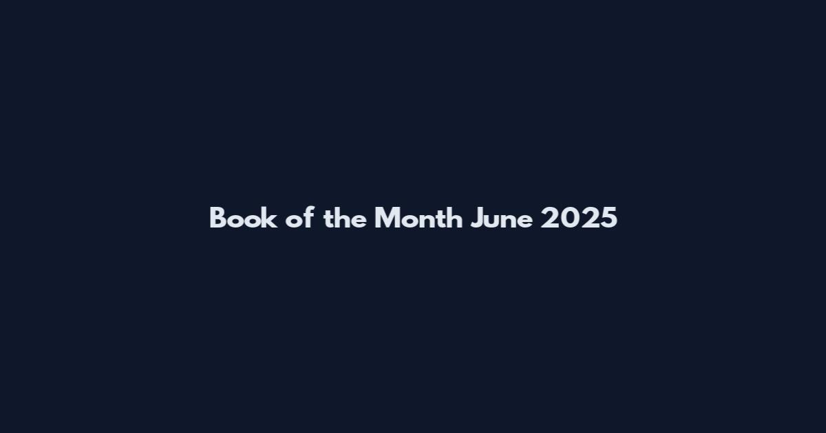 Book of the Month June 2025