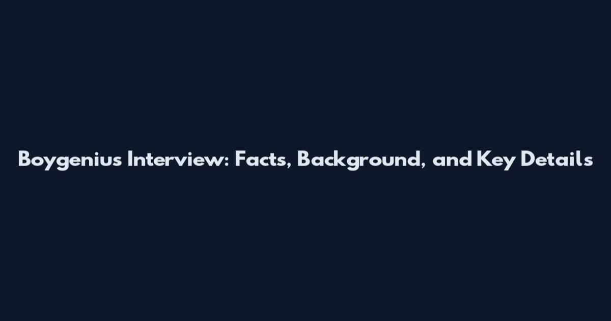Boygenius Interview: Facts, Background, and Key Details