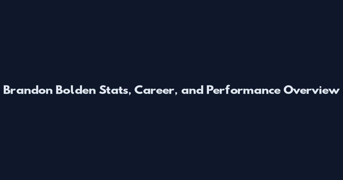 Brandon Bolden Stats, Career, and Performance Overview