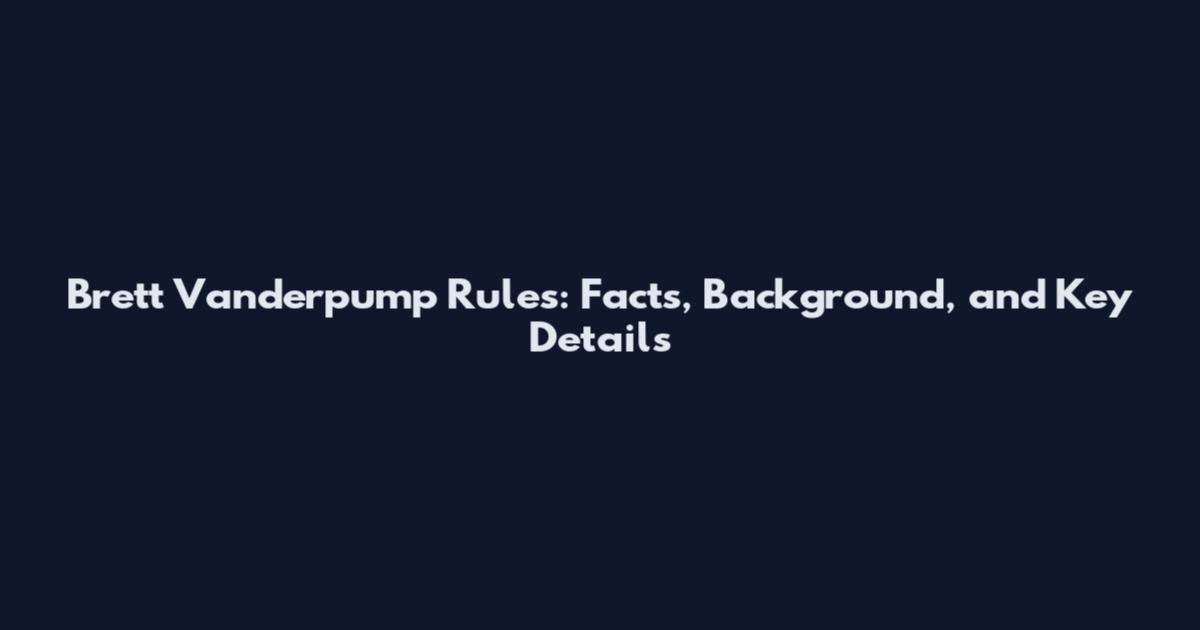 Brett Vanderpump Rules: Facts, Background, and Key Details