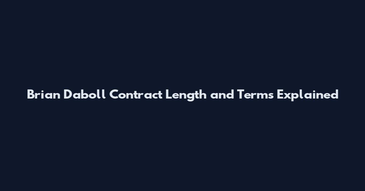 Brian Daboll Contract Length and Terms Explained