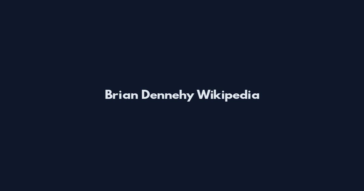 Brian Dennehy Wikipedia