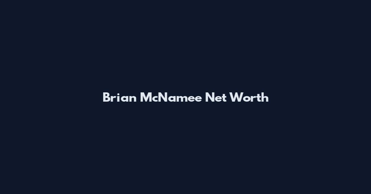 Brian McNamee Net Worth