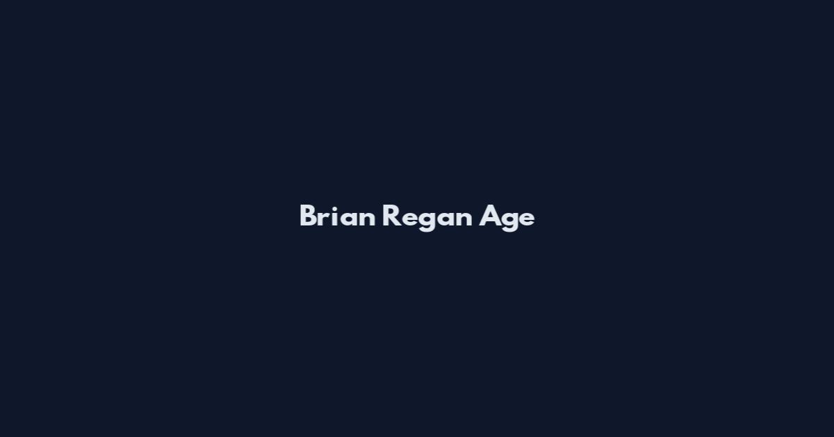 Brian Regan Age