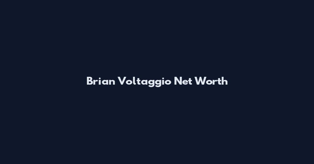 Brian Voltaggio Net Worth