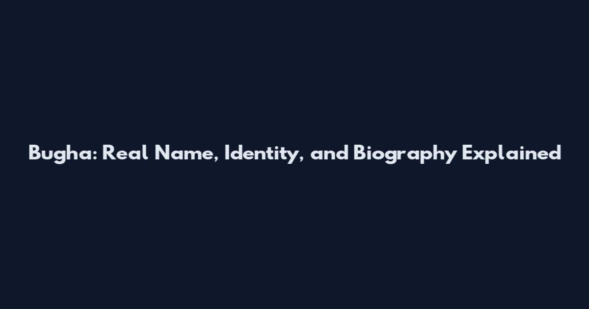 Bugha: Real Name, Identity, and Biography Explained