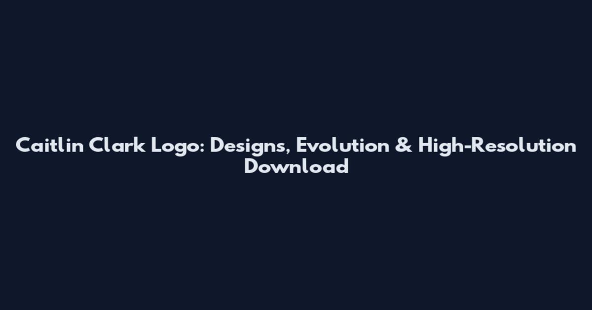 Caitlin Clark Logo: Designs, Evolution & High-Resolution Download