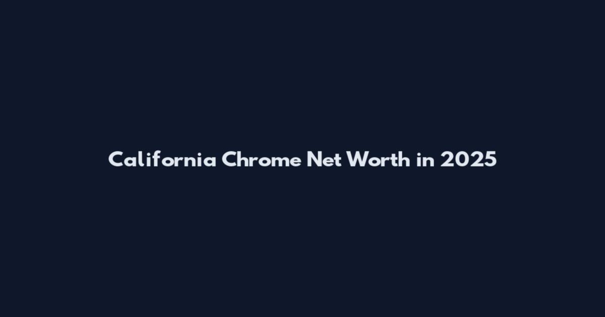 California Chrome Net Worth in 2025