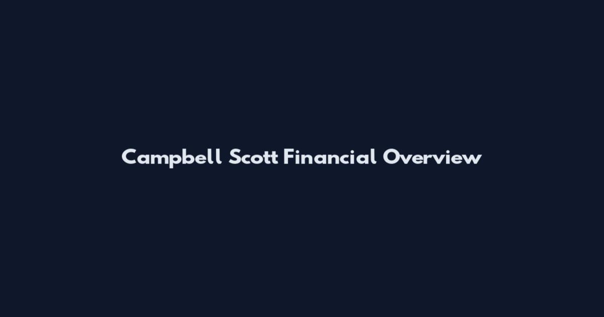 Campbell Scott Financial Overview