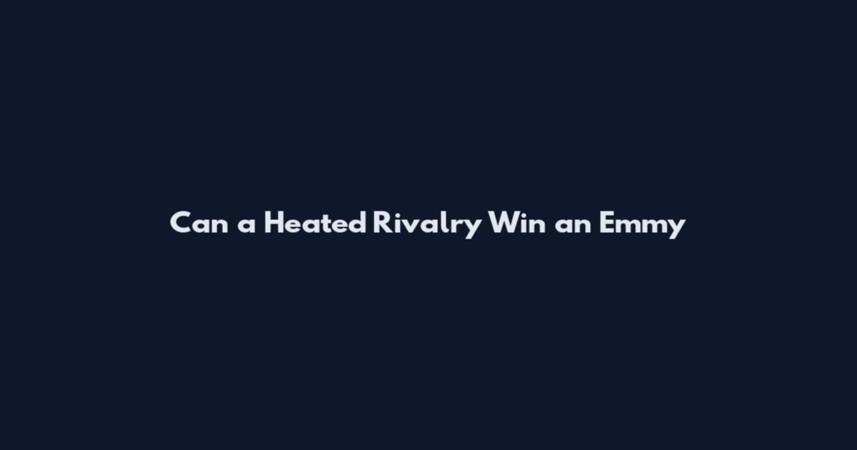 Can a Heated Rivalry Win an Emmy