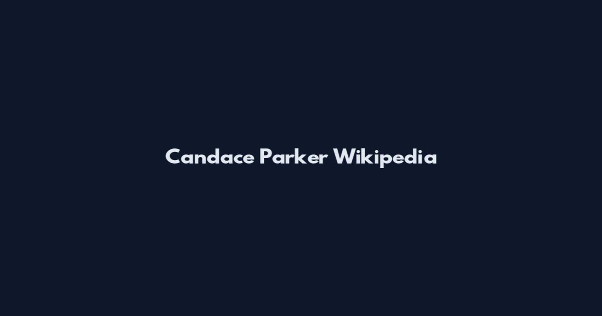 Candace Parker Wikipedia