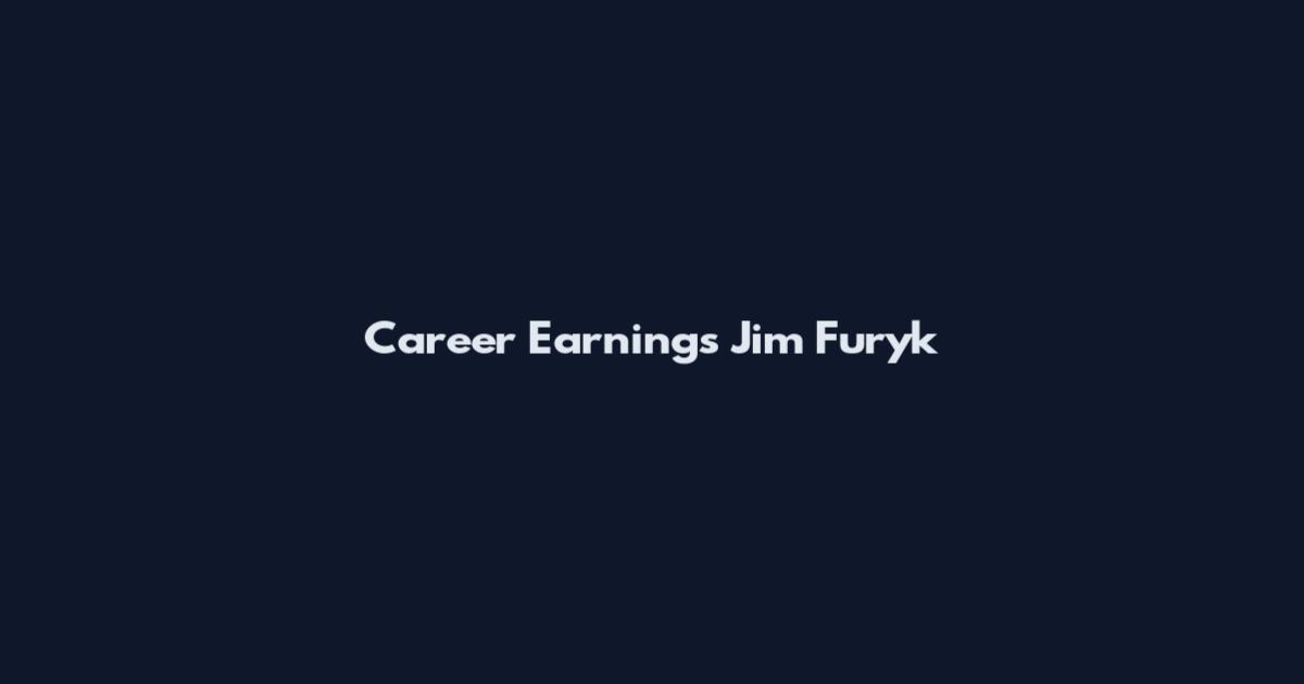 Career Earnings Jim Furyk