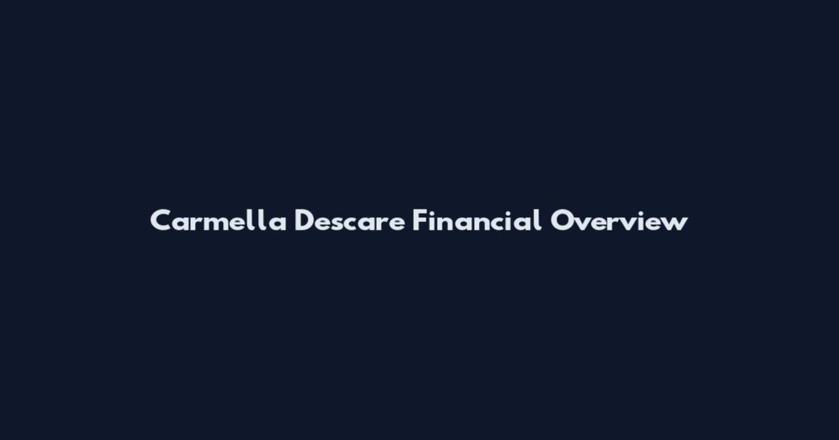 Carmella Descare Financial Overview