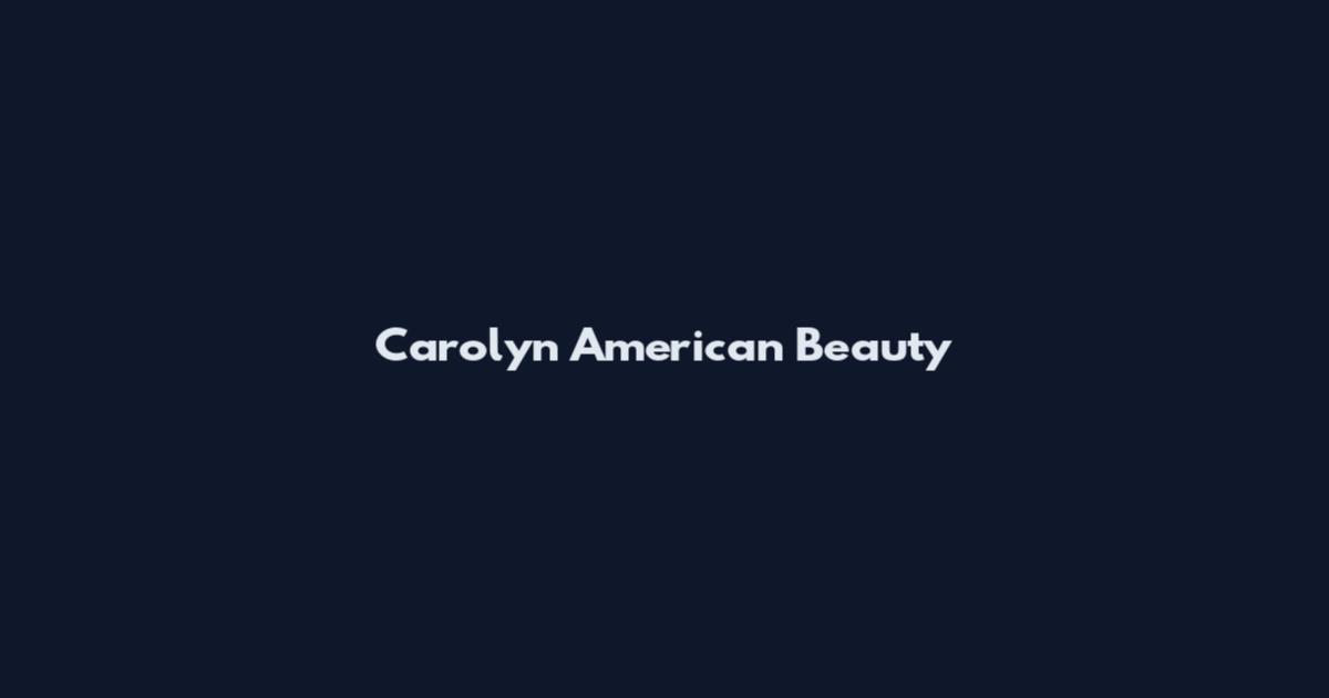 Carolyn American Beauty