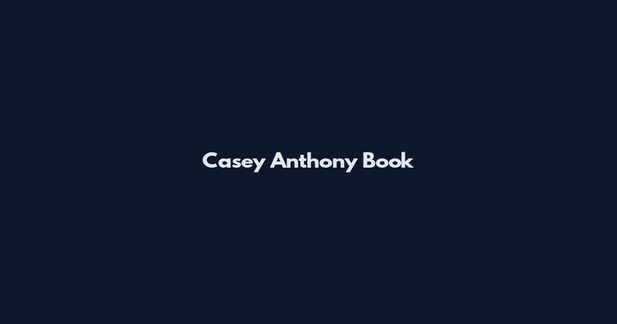Casey Anthony Book