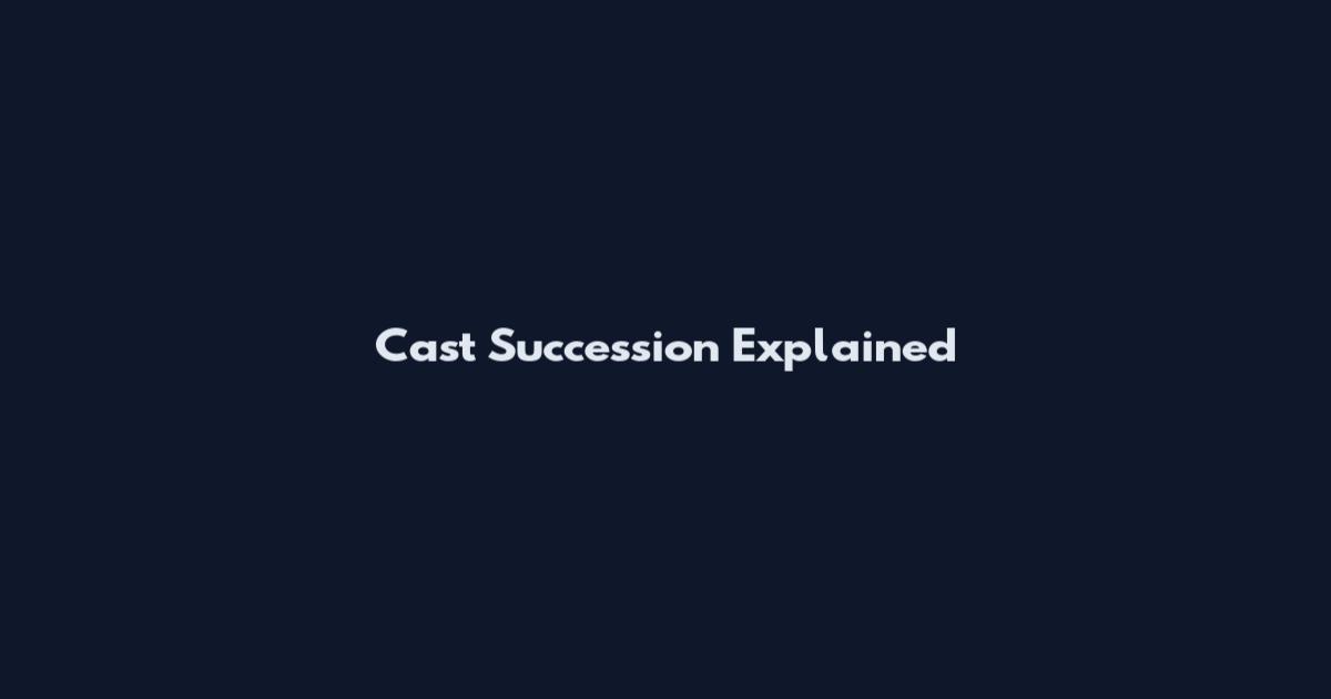 Cast Succession Explained