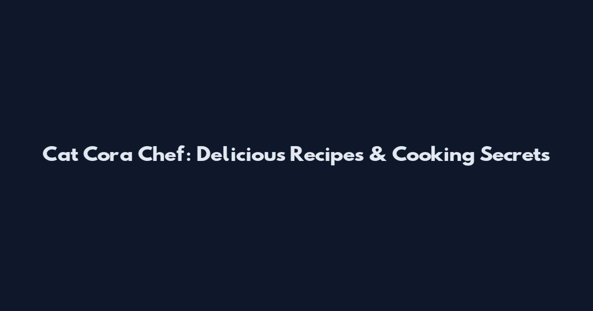 Cat Cora Chef: Delicious Recipes & Cooking Secrets