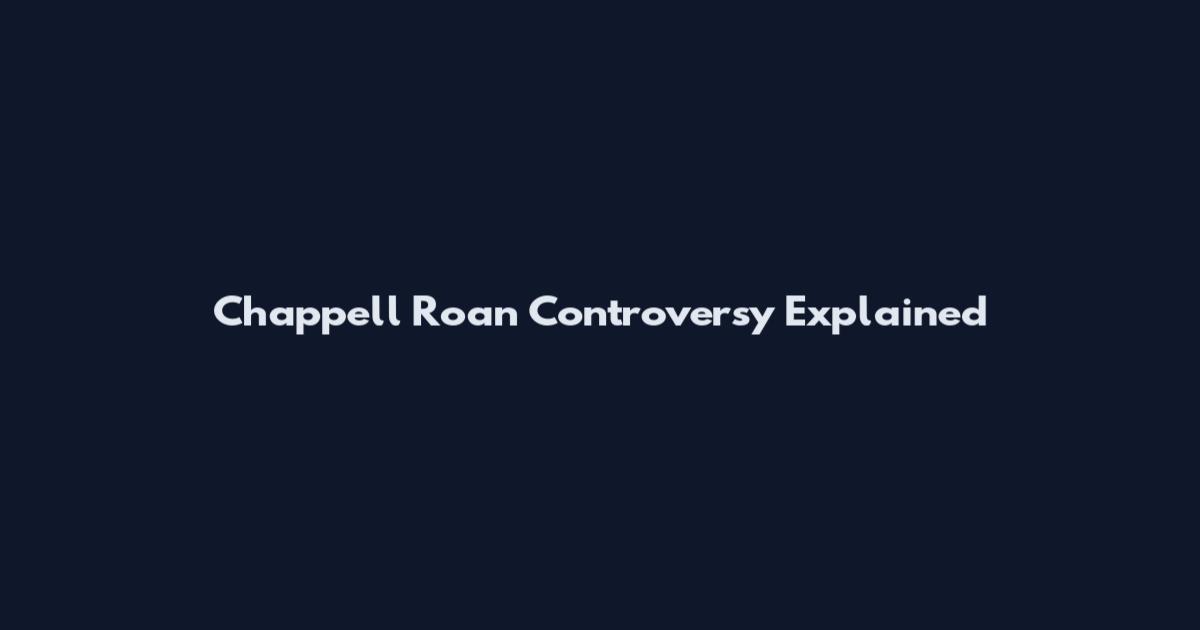Chappell Roan Controversy Explained