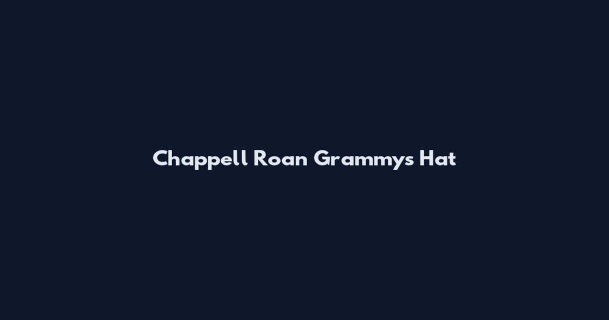 Chappell Roan Grammys Hat