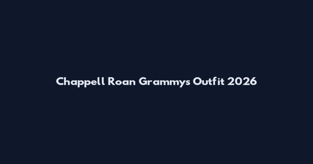 Chappell Roan Grammys Outfit 2026