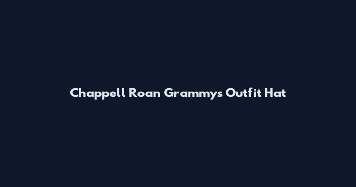 Chappell Roan Grammys Outfit Hat
