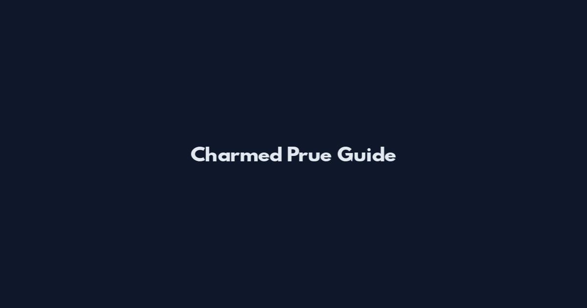 Charmed Prue Guide