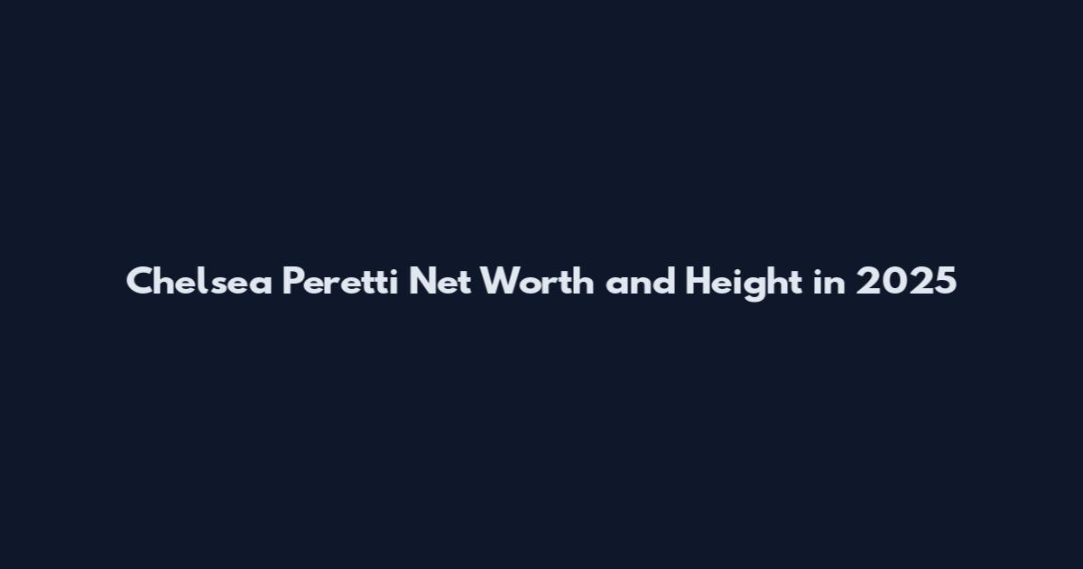 Chelsea Peretti Net Worth and Height in 2025