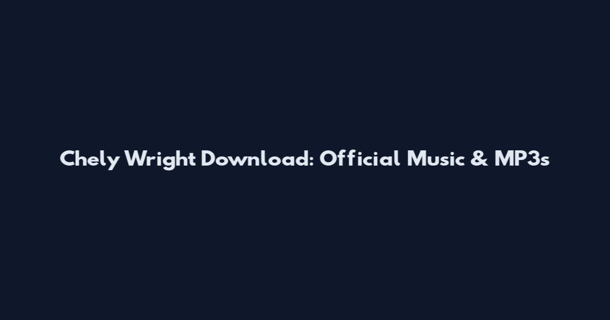 Chely Wright Download: Official Music & MP3s