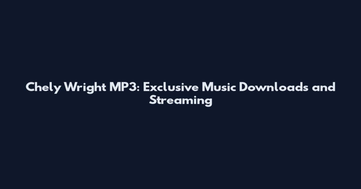 Chely Wright MP3: Exclusive Music Downloads and Streaming
