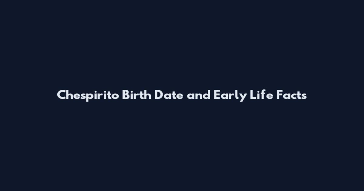 Chespirito Birth Date and Early Life Facts