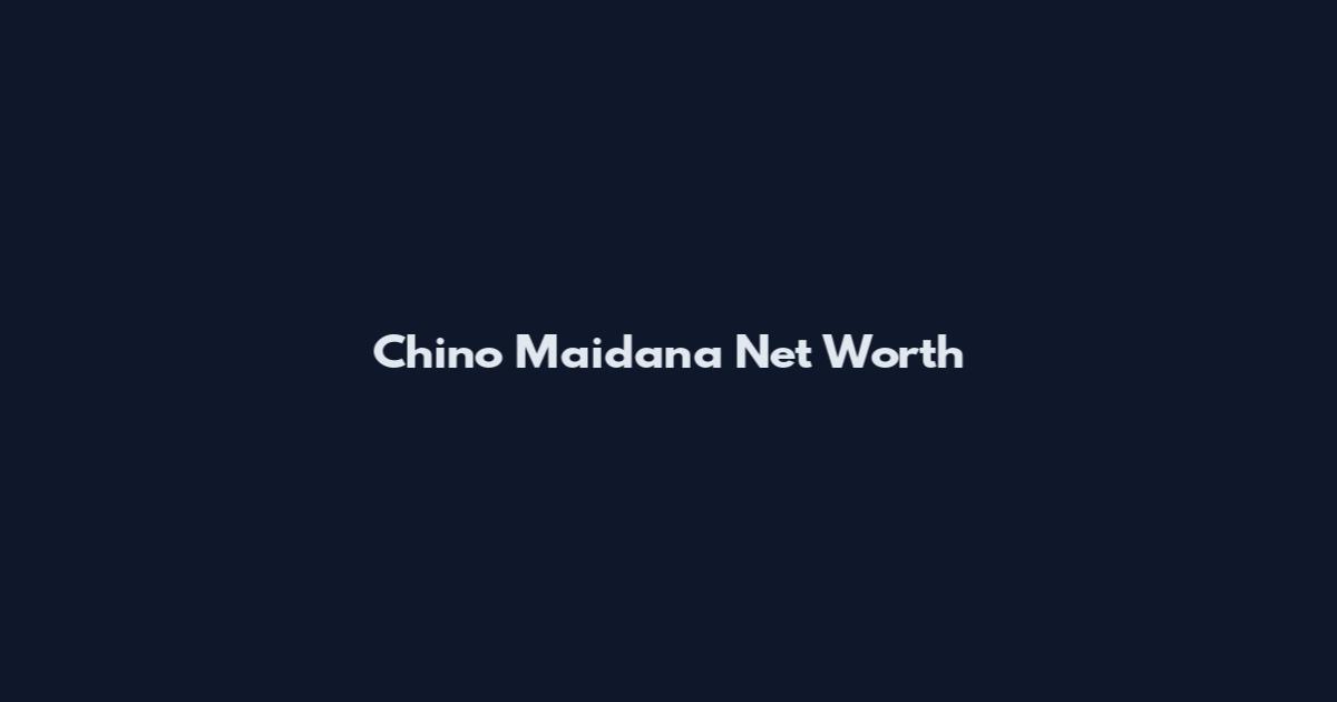 Chino Maidana Net Worth