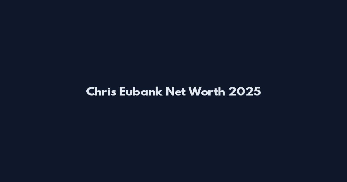 Chris Eubank Net Worth 2025