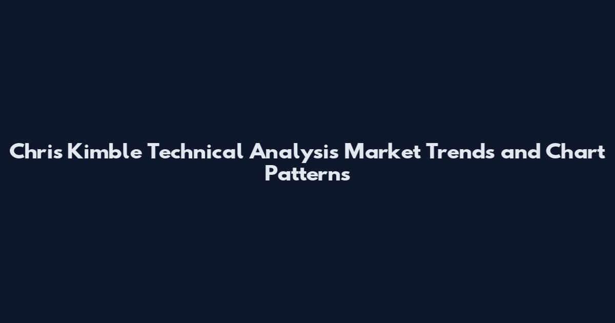 Chris Kimble Technical Analysis Market Trends and Chart Patterns