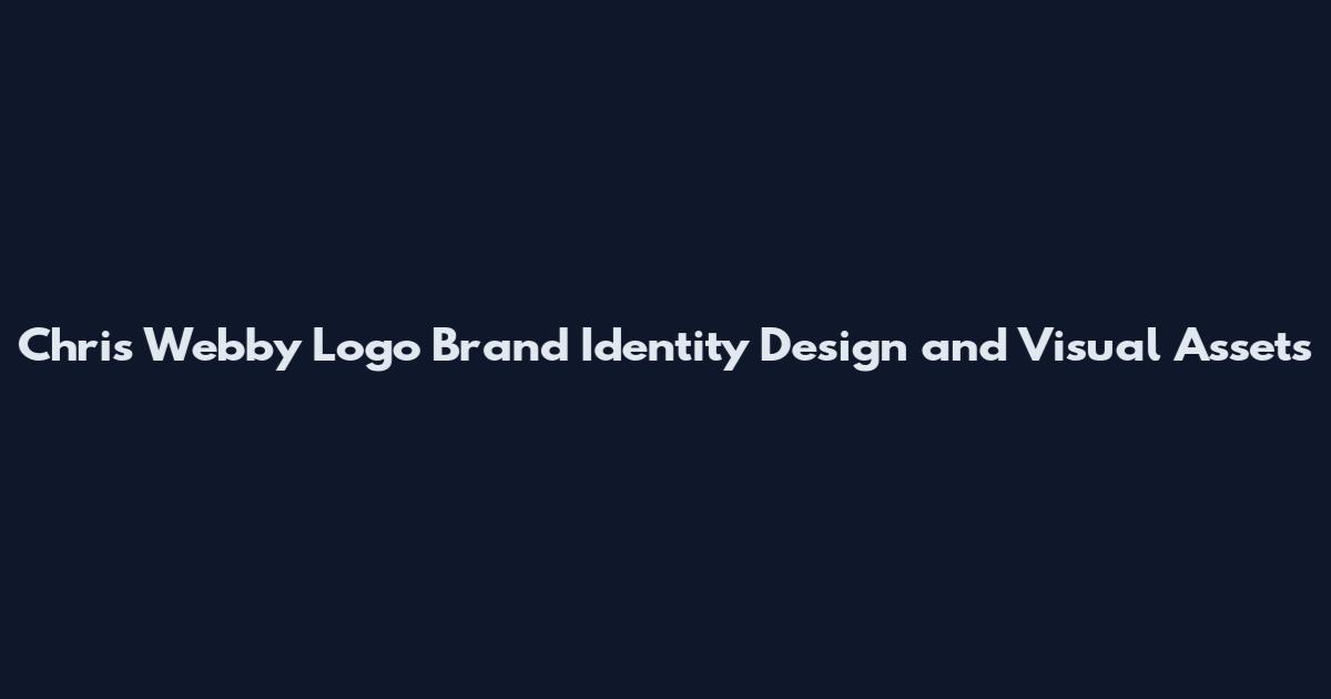 Chris Webby Logo Brand Identity Design and Visual Assets
