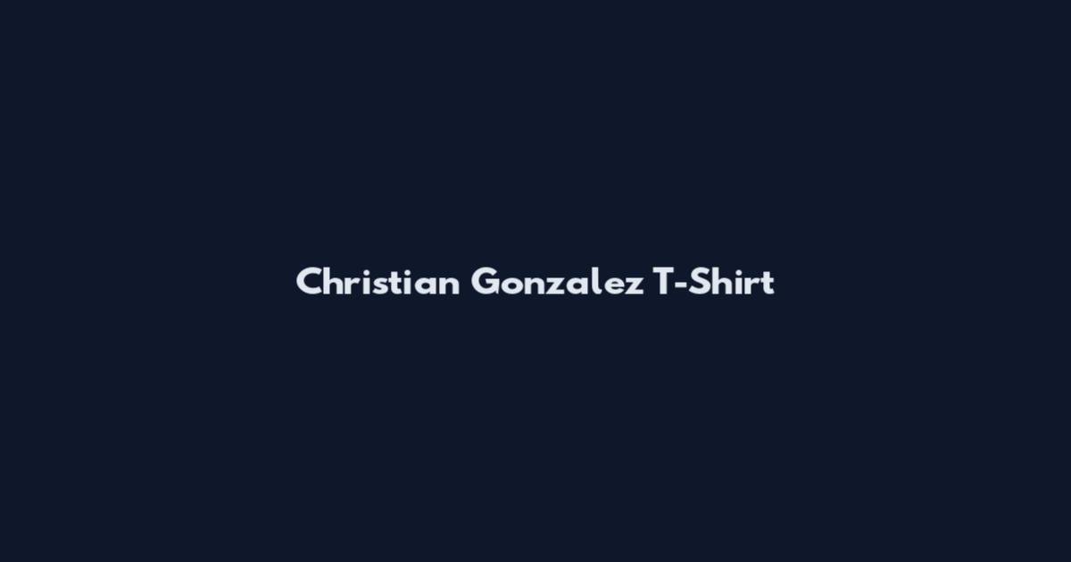 Christian Gonzalez T-Shirt
