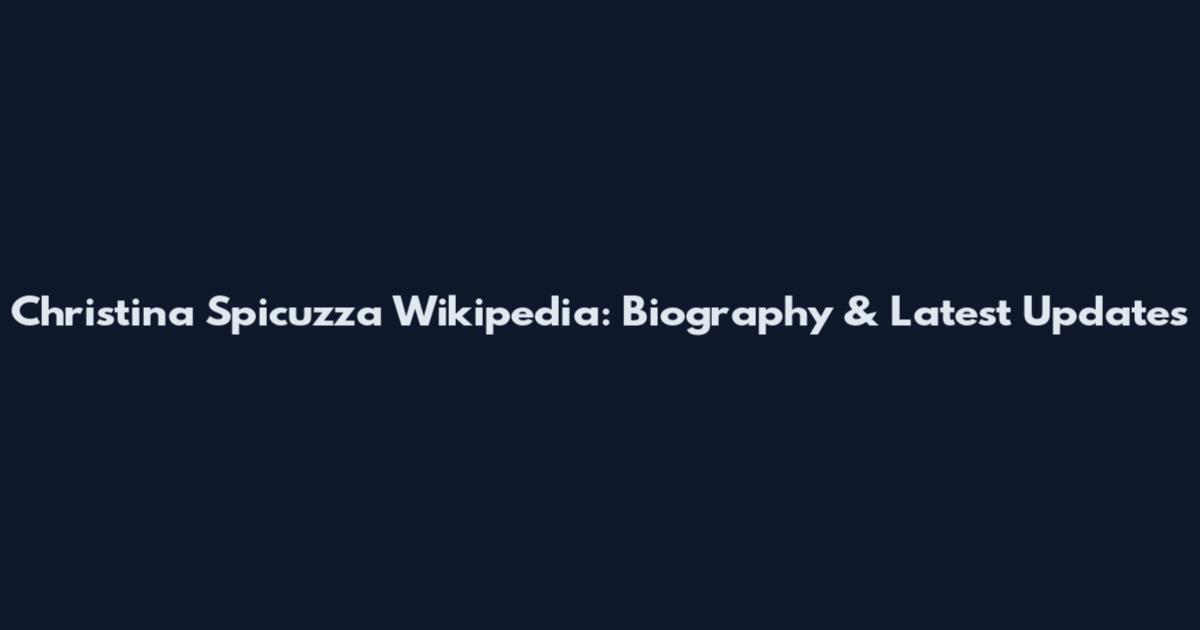 Christina Spicuzza Wikipedia: Biography & Latest Updates