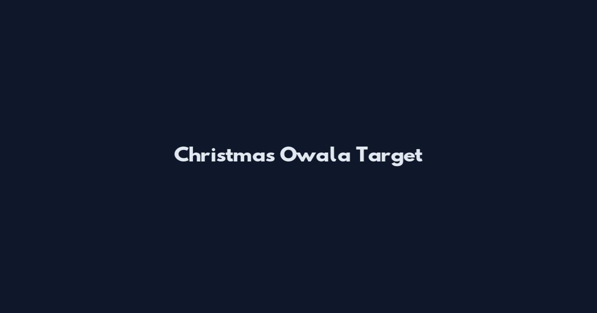 Christmas Owala Target