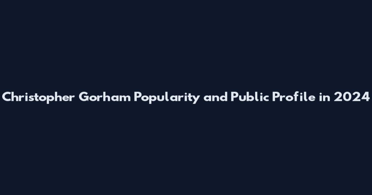 Christopher Gorham Popularity and Public Profile in 2024