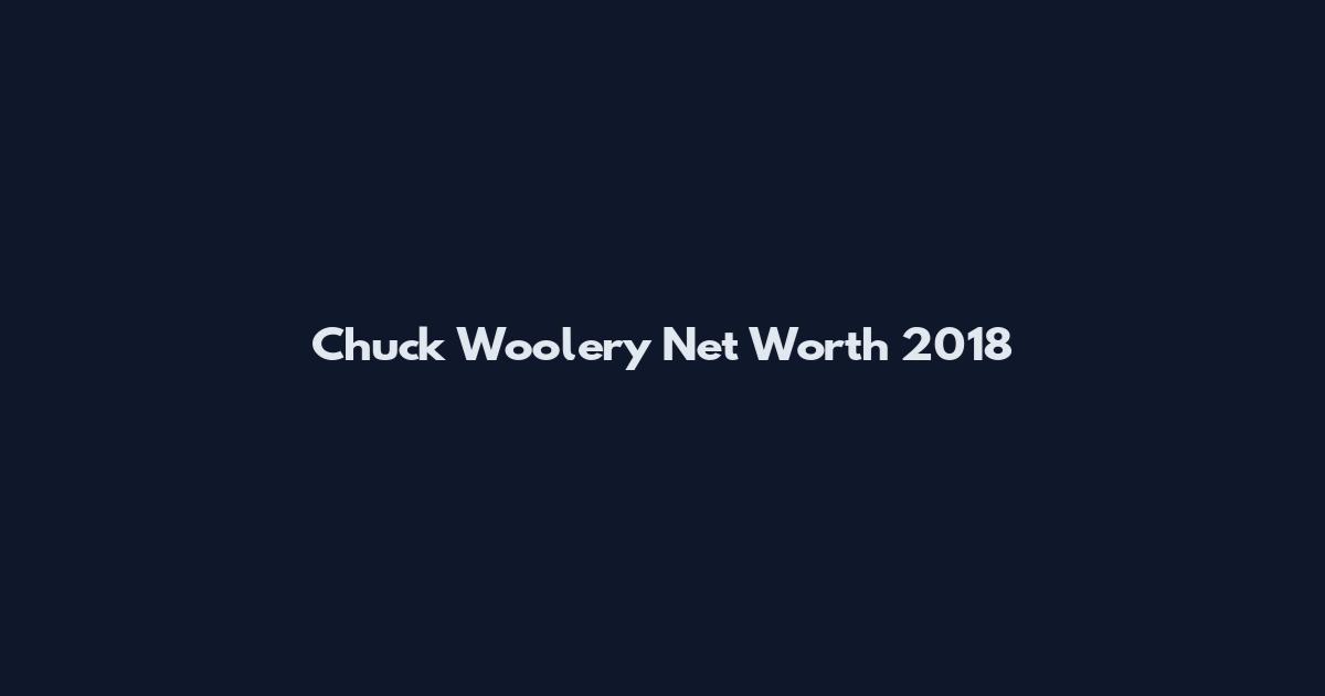Chuck Woolery Net Worth 2018