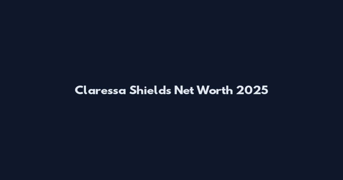 Claressa Shields Net Worth 2025