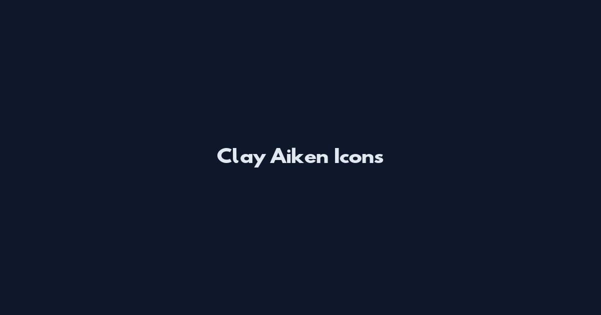 Clay Aiken Icons