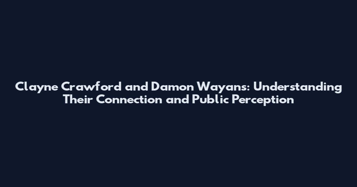 Clayne Crawford and Damon Wayans: Understanding Their Connection and Public Perception