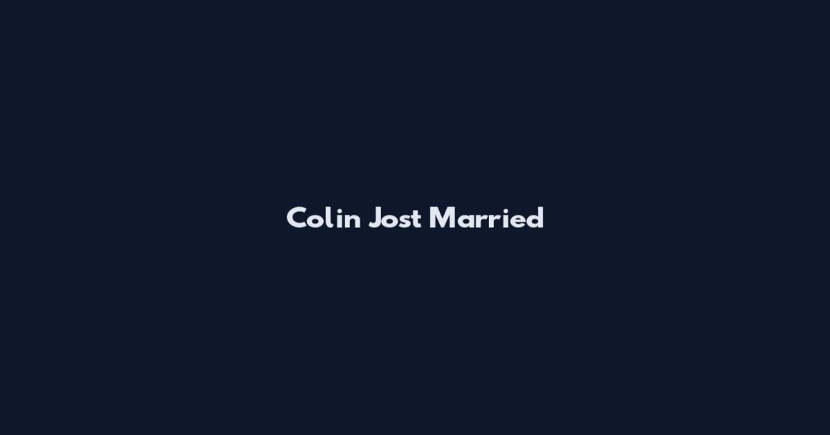 Colin Jost Married