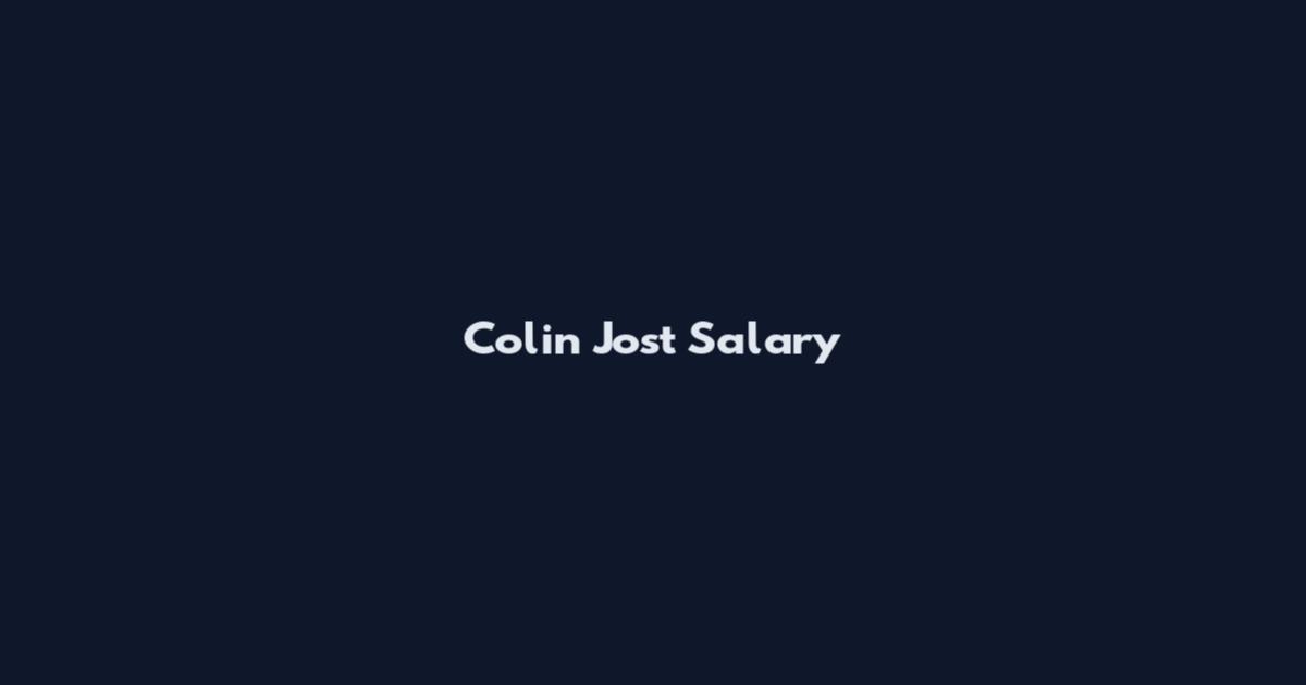 Colin Jost Salary