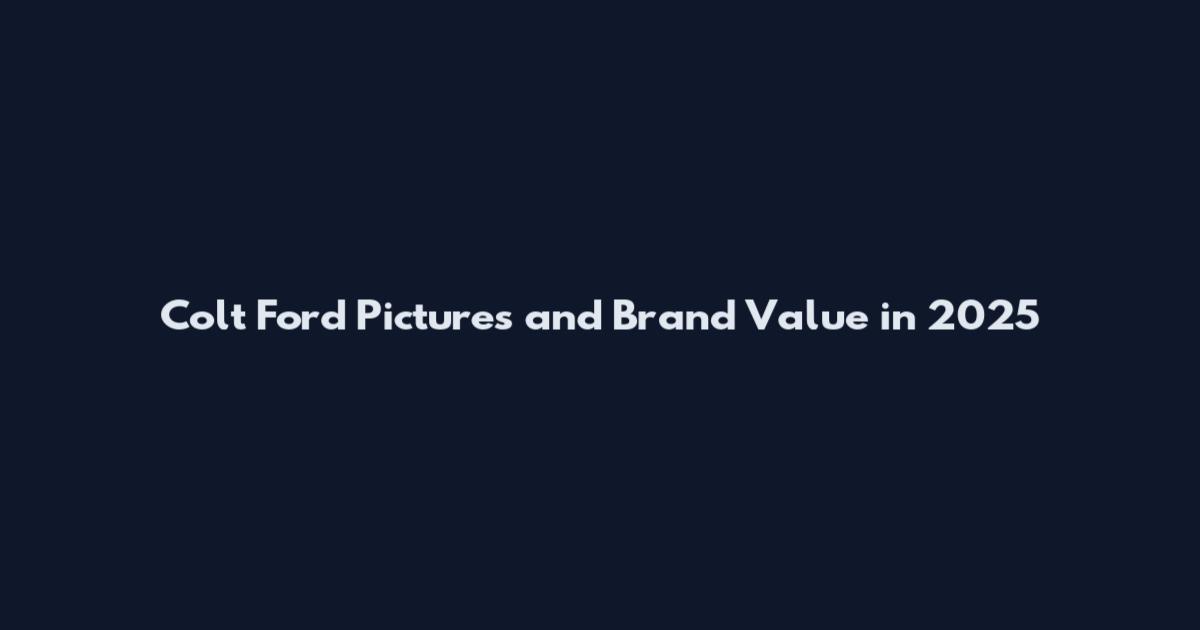 Colt Ford Pictures and Brand Value in 2025