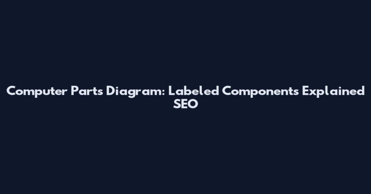 Computer Parts Diagram: Labeled Components Explained SEO