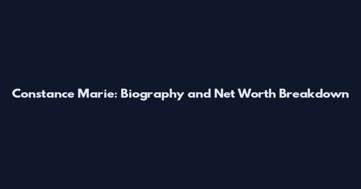 Constance Marie: Biography and Net Worth Breakdown