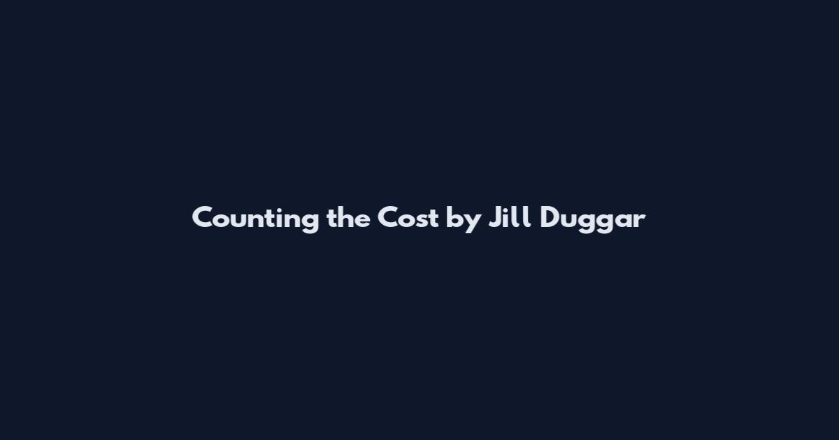 Counting the Cost by Jill Duggar