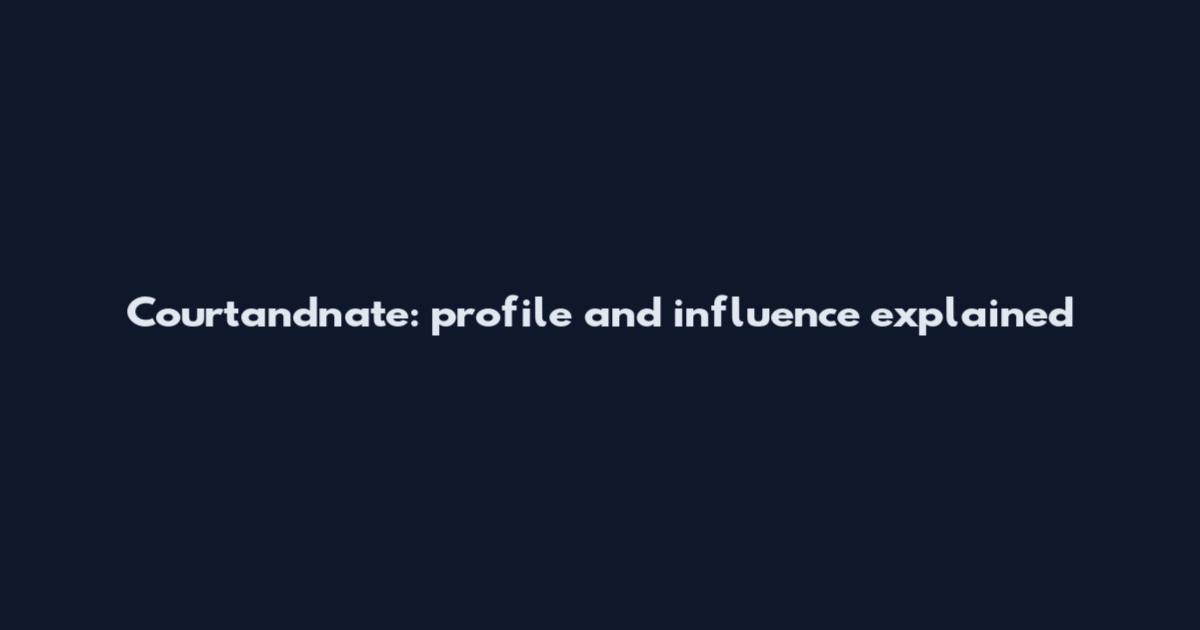 Courtandnate: profile and influence explained