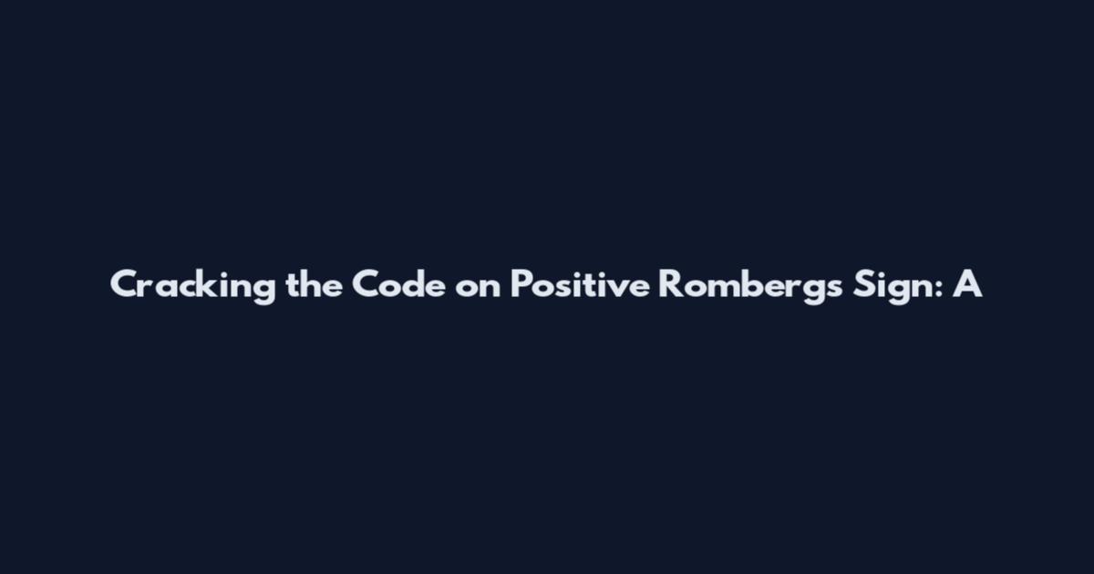 Cracking the Code on Positive Romberg's Sign: A